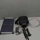 Antfraer Solar Pond Filter with Water Pump, 10W Solar Pond Pump with 6.6FT PVC Tubing/16.5FT Cord, Pond Filter Box for Outdoor Small Pond Waterfall Garden Bird Bath Water Clear