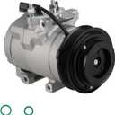 ILONPA New AC Air Conditioning Compressor with Clutch for Ford F-250 Super Duty/F-350 Super Duty 2011-2016 V8 6.2L, for F-350 2011-2016 V8 6.2L, 97324 98324