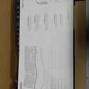 MEETION Ergonomic Keyboard and Mouse, Wireless Keyboard with Vertical Mouse, Split Curved Keyboard with Wrist Rest, Natural Typing USB Receiver Rechargeable Full Size, Windows/Mac/PC/Laptop, Large