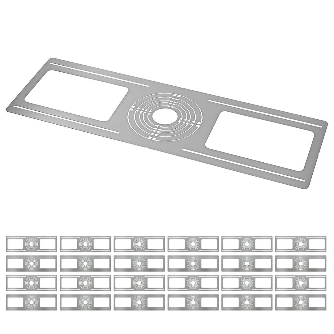 24-Pack New Construction Mounting Plate, 2-3-4-5-6Inch Wafer Light Bracket