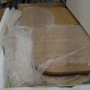 Honyee Modern Oval Coffee Table, Small Coffee Tables for Living Room - Oak Wood Top with Solid Legs, Wooden Center Table Easy Assembly for Living Room &Bedroom,Office, Natural