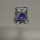 5 x Blue Anodized Aluminum Tire Valve Stem Caps with Plastic Inner Sleeve, Corrosion Resistant. Universal Valve Caps for Cars, Trucks, Motorcycles, Pack of 5