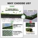 HQ4US 4LEGS Dog Grass Pad with Tray Small 23" x 16", Dog Puppy Litter Box with Odor Free Artificial Grass Pee Pads for Dogs Potty Tray with Hemmed Edge, Realistic for Indoor Balcony