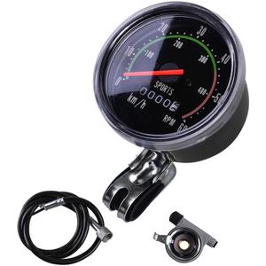 MakeTheOne Old School Style Bike Speedometer in KPH Analog Odometer Classic Style for 24-27.5 Bicycle