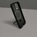 TORRAS Ostand Magnetic for iPhone 17 Case, Fit for MagSafe, 4X Military Drop Protection, Camera Control, Slim Phone Case for iPhone 17 with Kickstand, Soft Edge, Translucent Matte Cover 6.3", Black