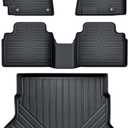 Auxko All Weather Floor Mats Cargo Mat Fit for 2025 2026 Kia K4 Sedan TPE Liners Accessories for Kia K4 Sedan 2025 2026 All Season Guard Odorless Anti-Slip Floor Mats Cargo Liner