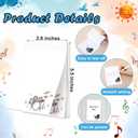 Resurhang 12 Pcs 480 Sheets Music Teacher Gifts Music Sticky Notes Bulk Cute Musical Note Pads 480 Sheets Funny Memo 6 Styles for Party Favor Musical Message Reminder Home Supplies School Office