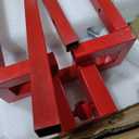 Lawn Mower Lift,Lawn Mower Jack Lift for Riding Mowers,Easy to Install, Safe and Stable.Ridding Mower Lift with telescoping Feature Holds up to 1200 lbs, Rust-Resistant Finish. (Classic Red)