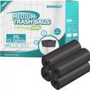 SWIHELP Tall Kitchen Trash Bags 13 Gallon Garbage Bags 50 Liters Plastic Trash Can Liners Waste Basket Bin Liners for Home Office Outdoor 160 Counts