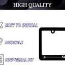 2 x Aluminum Black License Plate Frames with 2 Holes and Screws - Car License Plate See You Space Cowboy - Metal Plate Frame with Screws 6x12.25 inch - Standart Cars USA Stainless Steel Frame for Front