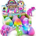Dan&Darci Unicorn Hatching Surprise Eggs for Kids - Easter Basket Stuffers - 6 Pack Grows 600% - Toys for Girls 3-8 - Easter Crafts - Party Favors for 3+ Year Old Girl - Gifts for Ages 3 4 5 6 7 8