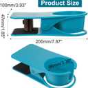4Pcs Drinking Cup Holder Clip, Desk Adirondack Chair with Cup Clip Holder for Water Drink Beverage Soda Coffee Mug