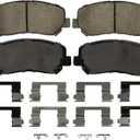 Wagner QS ZD1640 Disc Brake Pad Set, Chamfered Edges for Smooth, Quiet Stops, Fits 20142016 Jeep Cherokee