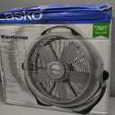 Lasko Wind Machine Fan, Air Circulator Fan with 3 Speeds, 20" Model 3300, Gray