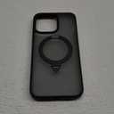 TORRAS 360 Spin Magnetic Stand for iPhone 16 Pro Max Case, Fit for MagSafe, Military Grade Protective Case for iPhone 16 Pro Max Phone Case with Kickstand Rotatable, Black 6.9 inch