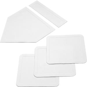 GoSports Baseball & Softball 5 Piece Base Set - Rubber Field Bases for Kids & Adults (One Size)