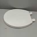 KOHLER 20111-0 Brevia, Slow Close Toilet Seat, Round Toilet Seat, Grip-Tight Bumpers Quick-Attach Hardware, White