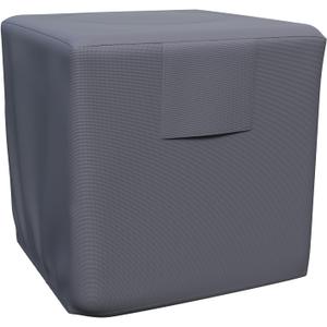 AKEfit Air Conditioner Cover for Outside, Heavy Duty Waterproof AC Defender with Durable Oxford Fabric, Veranda AC Protector (Grey, 24" Wx24 Dx30 H)