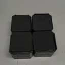 Bed Risers Furniture Risers Heavy-Duty Rectangular Adjustable Block Lift To 3 Inches And 4.3 Inches Desk, Sofa, Chair Legs, Refrigerator, Washing Machine Support Up To 4000 Pounds (2 Layer(3 Inches), Square-Black-4 Pack)