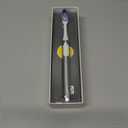 Oral-B Clic Toothbrush, Chrome White, with 1 Bonus Replacement Brush Head and Magnetic Toothbrush Holder