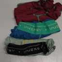 INNERSY Women's 4" Inseam Boxers Briefs Cotton Boyshorts Underwear Ladies Panties 3-Pack (Large, Retro Red&green)