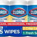 Clorox Disinfecting Cleaning Wipes Variety Pack, 75 Count Each, Pack of 3  (225 Count (Pack of 1))