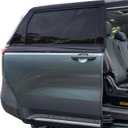 EcoNour Car Window Sun Shades for MPV & Minivan Sliding Door Rear Windows | Elastic Mesh Sunshade for Baby & Passenger Comfort | Car Window Accessories | 2 Pack Side Window Shades