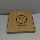 Modern Wall Clock, 10 Inch Digital Wall Clocks Battery Operated, Round Non Ticking Silent Analog Clock for Bedroom Living Room Kitchen Office Gym Classroom Decor,Black Battery Clock