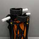 Collapsible Wagon Cart with Wheels, Heavy DutyFoldable Wagon Cart with 230lbs Weight Capacity, UtilityBeach Wagons Portable for Outdoor, Grocery, Camping,Shopping, Orange