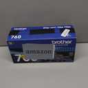 Brother Genuine TN760 High Yield Black Toner Cartridge, (For use with MFC-L2710DW MFC-L2750DW HL-L2350DW HL-L2370DW HL-L2395DW HL-L2390DW DCP-L2550DW Printers)