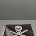 Small Jolly Roger 12x18 Flag Ship Garden Boat Pirate Man Cave Kayak  (12x18", Jolly) (12"x18")