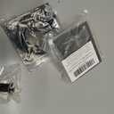 QCAA Heavy Duty Steel Flush Ring Pull, 3" x 3-1/2", Matte Black, 2 Pack, Made in Taiwan