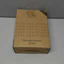 Vine Creations Clear Glass Soap Dispenser, 2 Pack Kitchen Soap Dispenser Set with Stainless Steel Pump, 16 oz Dish Soap and Hand Soap Dispensers for Bathroom with Waterproof Labels (Clear Bottle / Brushed Brass Pump)