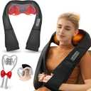 Birthday Gifts for Women - Neck Massager for Pain Relief - Shiatsu Back and Neck Massager with Heat,Electric 4D Massage Pillow(NOT Cordless)