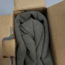 MIULEE Decorative Linen Check Throw Pillow Covers Neutral Farmhouse Vintage Spring Pillow Covers 20x20 Set of 2 Boho Modern Home Decor for Sofa Couch Bedroom Cushion, Dark Olive Green