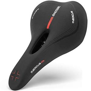 Wittkop Bike Seat, Waterproof Bicycle Saddle for Comfort, Mountain & Road Biking, Wide Bike Seats for Men & Women, BMX, MTB, Bike Seat Comfort, Waterproof Bike Saddle with Innovative 5-Zone-Concept 1LB, 4.8 Oz