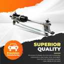 Front Windshield Wiper Motor Linkage Assembly Compatible with Accord 2003-2007 76530SDAA01
