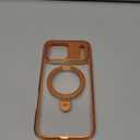 CASEKOO Official Cosmic Orange for iPhone 17 Pro Max Case with Ultra Magnetic Stand, Fit for MagSafe, 17FT Military Grade Protection, Transparent Slim Cover for iPhone 17 Pro Max 6.9'', Orange