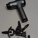 Massage Gun Deep Tissue, Handheld Electric Muscle Massager, High Intensity Percussion Massage Device for Pain Relief with 9 Attachments & 30 Speed(Grey)