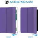 JETech Case for iPad Pro 12.9 Inch (1st and 2nd Generation, 2015 and 2017 Model), Auto Wake/Sleep (Purple)