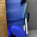 Wheel-To-Go Oversized Tanning Chair with Wheels & Face Hole Thicker Washable Adjustable, Heavy Duty Folding Lay Flat Sun Lounge Chair, Outside Sunbathing Beach Reading Poolside Lawn, XL Wide, 330 LBS (Royal Blue)