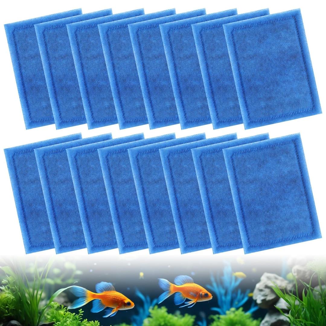 16 Pcs 10-20 Gallon Aquarium Filter Replacement for EZ-Change #2, Fish Tank Filter Cartridge for AquaTech Brand 10 to 20 Power Filters for Healthier Fish
