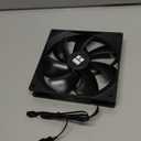Thermalright TL-C14C X3 CPU Fan, S-FDB Bearing Case Fan with 4-PWM Control, Low Noise PC Fan, 140mm Computer Chassis, CPU Cooler Black(3-Pack)