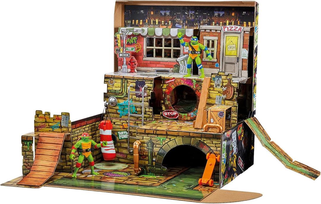 Teenage Mutant Ninja Turtles Pop Up Playset Trunk by Playmates Toys