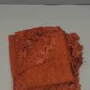 Bunrt Orange Kitchen Window Curtains Over Sink Cotton Crochet Sheer Kitchen 36 Inches Rod Pocket Farmhouse Vintage Lace Cafe Curtain Valance for Small Window (Set of 2, W59 xL36)