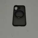 for iPhone 16 Case, Compatible with MagSafe, Slim Shockproof Military-Grade Rugged Protective Case with Stand, Camera Control, Comfort Grip (A-Black, iPhone 16)