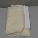 Simplebrand Cream Sheer Curtains 72 Inches Long 2 Panels for Living Room, Rod Pockets Airy Window Treatments Voile Sheer Curtains Panels Lightweight for Front Back Patio Glass Door, 42" Width