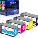 SJIC22P Pigment Ink Cartridge Kit Remanufactured Replacement for Colorworks TM-C3500 TM-C3510 TM-C3520 (C33S020577, C33S020581, C33S020582, C33S020583)