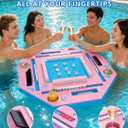 Floating Mahjong Table for Pool, 32 Inch Game Board, 32" Large
