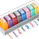 8 Pcs Spanish Teacher Stamps for Classroom Self Inking Grading Stamps Gifts Motivation Teacher Stamp for School Elementary Kid Signature Homework Reward Supplies